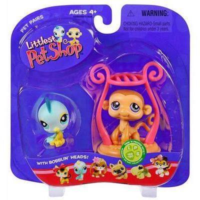 Littlest Pet Shop MONKEY BLUE BIRD Little PetShop New
