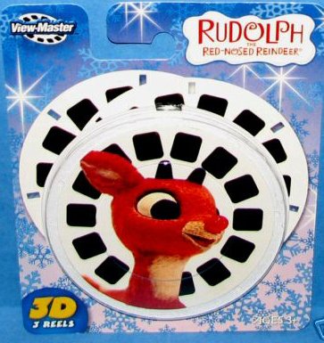 View Master RUDOLPH 3D Reels Set 3 Pk Viewmaster New