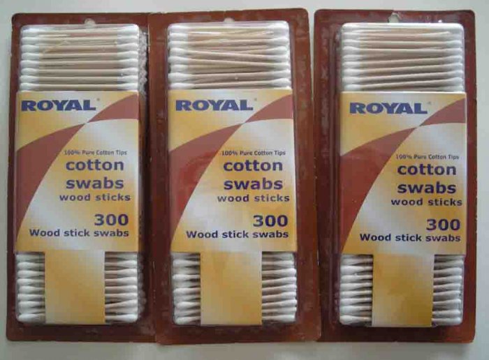 Wooden Q-Tips Cotton Swabs Wood Qtips Qtip 900 NEW 3 Boxes