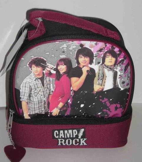 CAMP ROCK Lunchbox Lunch Bag DISNEY Jonas Brothers Demi Lovato