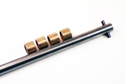 Star Peanut Roaster Drum Shaft w/pin and Bearings