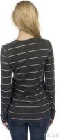 Saint Grace Silver Streak LS Tunic, P, black