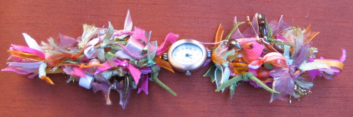Fabulous Charm, Bead and Ribbon Watch