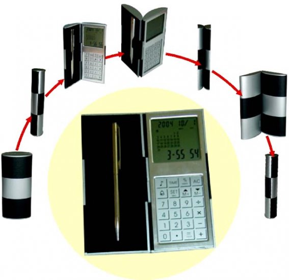 CALCULADORA MAGICA CON ALARMA Y CALENDARIO
