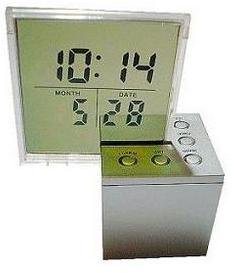 RELOJ LCD CON ALARMA
