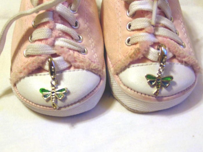 Dragon fly shoe charms