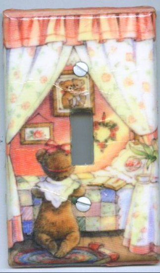 Bear Praying Light Switch Cover