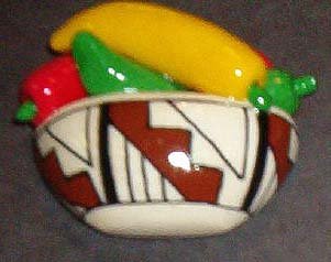 Beautiful Handpainted Chile Indian Pot