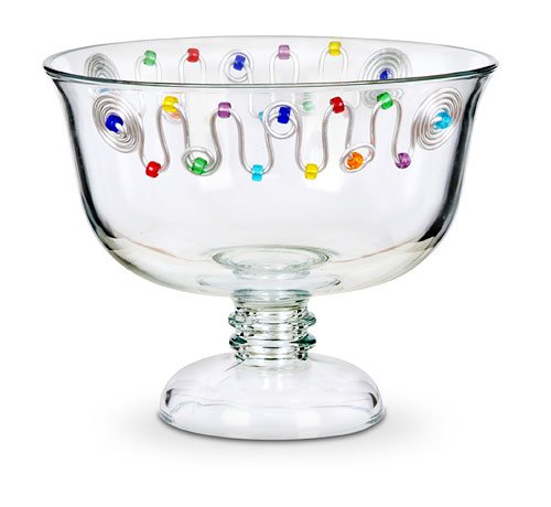 Pedestal Glass Bowl
