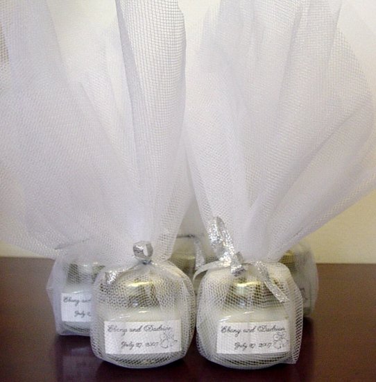 24 Personalized SOY Candles party favors, wedding bridal baby showers candle