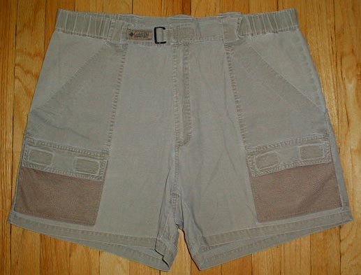 COLUMBIA PFG Cargo Performance Fishing Shorts Mens Size L Large --MAKE AN OFFER!!