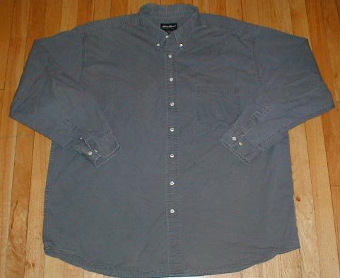 EDDIE BAUER Long Sleeved Button Front Shirt Mens 3XLT XXXL TALL --Make me an offer!!