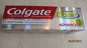 Colgate Anticavity Fluoride and Antigingivitis Toothpaste Total Advanced 4 oz NE