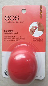 EOS Summer Fruit with shea butter and Jojoba oil LIP BALM Organic great gift