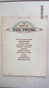 The Best Of Neil Young music book Paper back Piano Voice Guitar VF0978 After the