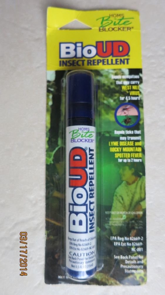 Homs Bite Blocker BioUD Insect Repellent .5 oz ( 15 mL ) repels mosquitoes west