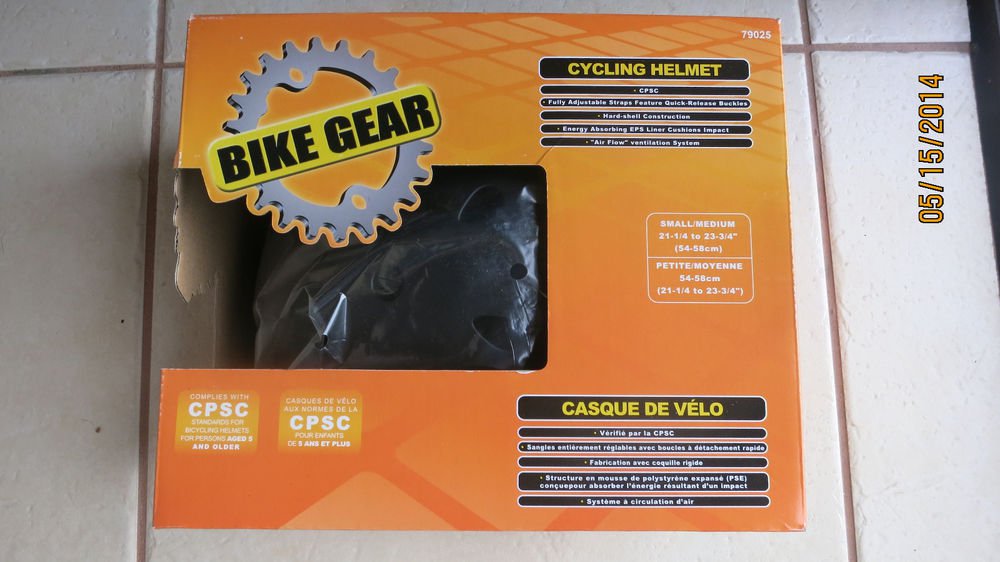 Bike Gear Cycling Helmet 79025 Black Ages: 5+ Hard Shell construction bicycle NE