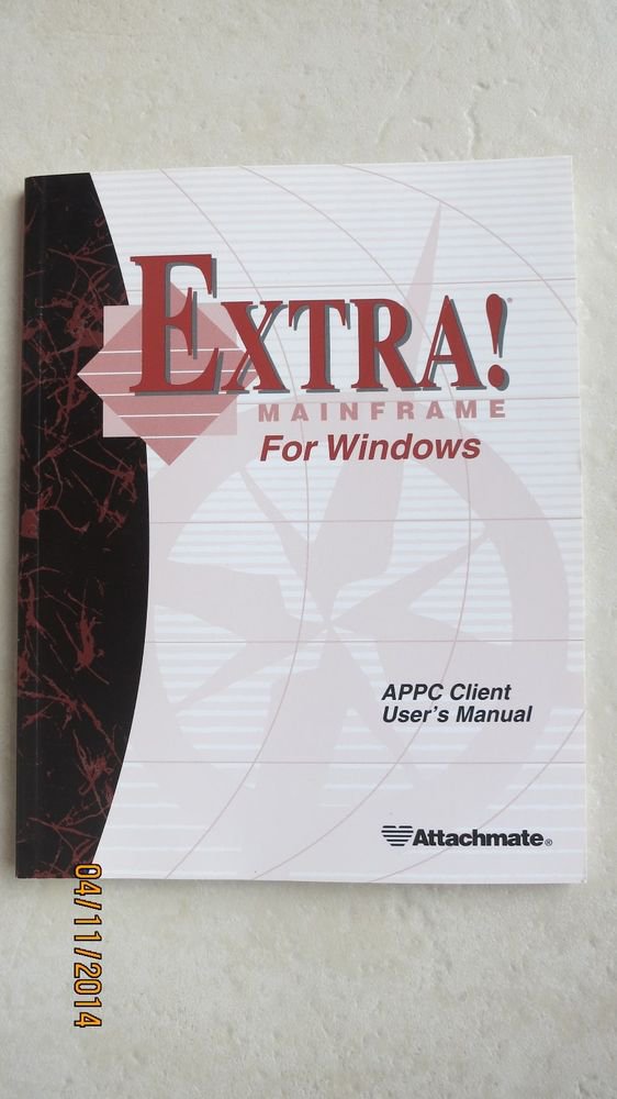 EXTRA! Mainframe For Windows APPC Client User's Manual Attachmate EXTRA book onl