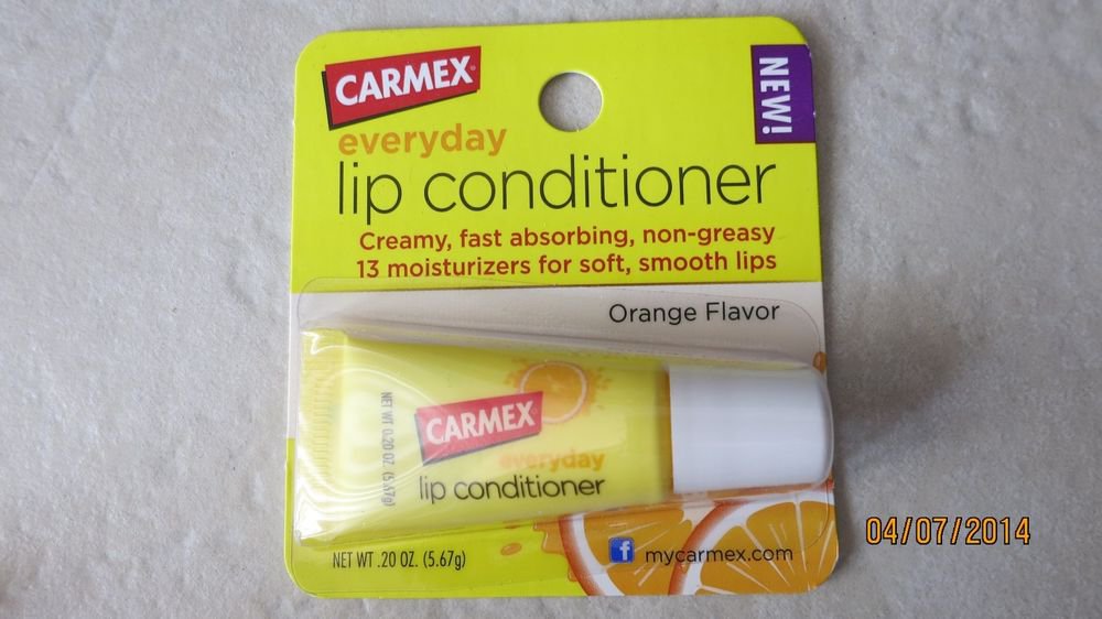 Carmex everyday lip conditioner .20 oz ( 5.67 g ) lip balm creamy Orange flavor