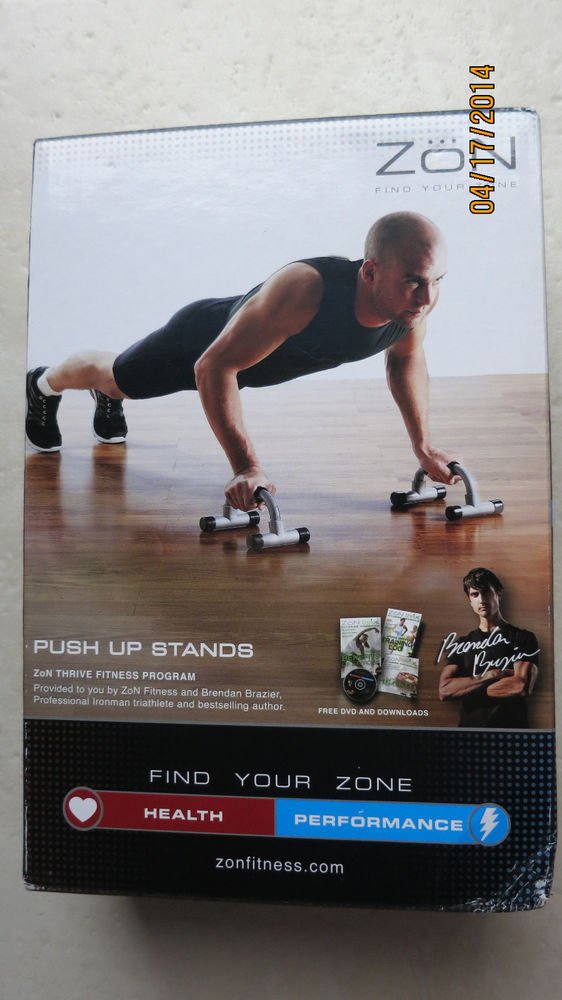 Zon Push Up Stands Excercise Thrive fitness program ZNBK-PSHSTD men Find your zo