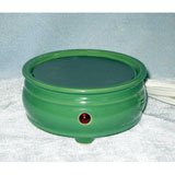 GREEN CANDLE WARMER