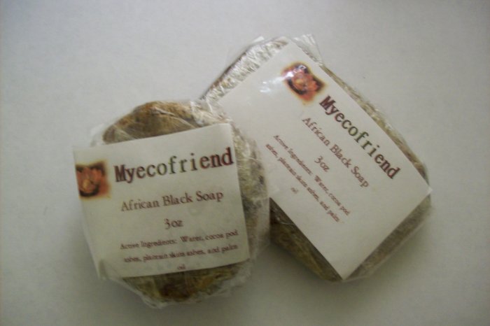 3oz bar of African Black Soap