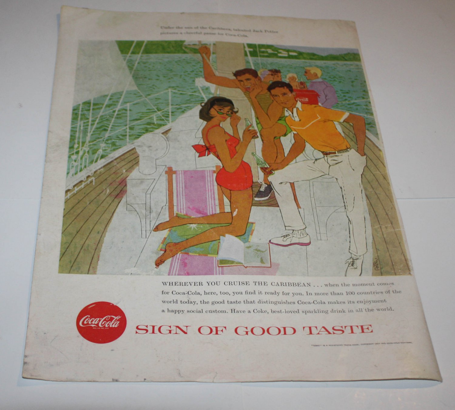 Vintage Life Magazine Advertisement Ad Coca Cola S