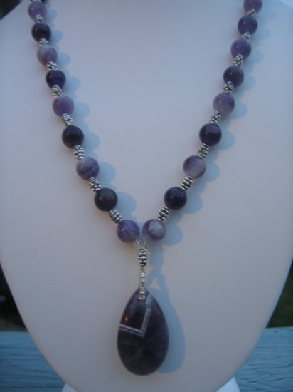 Amethyst with Bali Silver Accents
