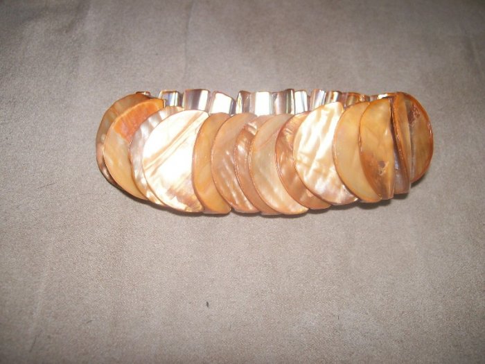 Tangerine Dream Shell Bracelet