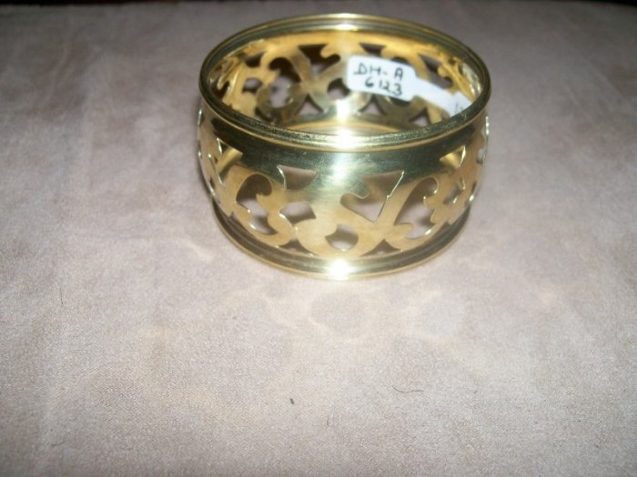 Gold patterned bracelet
