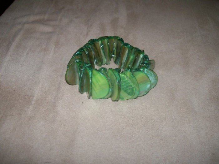 Green Shell Bracelet