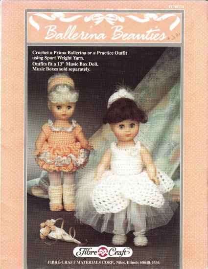 Ballerina Beauies~Crochet Pattern~ Free Shipping