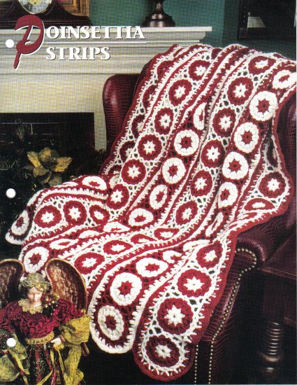 Annie’s Attic Q & A Club~ Poinsetta Strips~ Free Shipping