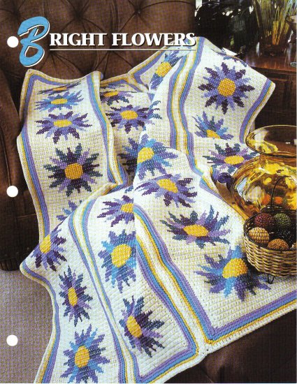 Annie’s Attic Q & A Club~ Bright Flowers~ Free Shipping