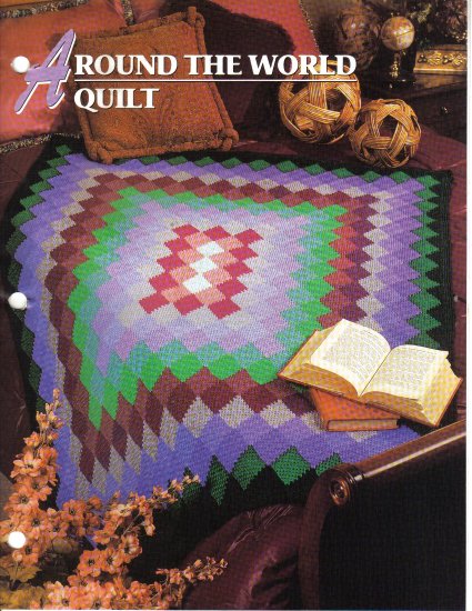 Annie’s Attic Q & A Club~ Around The World Quilt~ Free Shipping