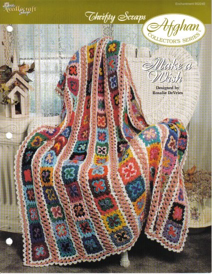 Needlecraft Shop~ Afghan Collector’s Series~ Make A WIsh~ Free Shipping