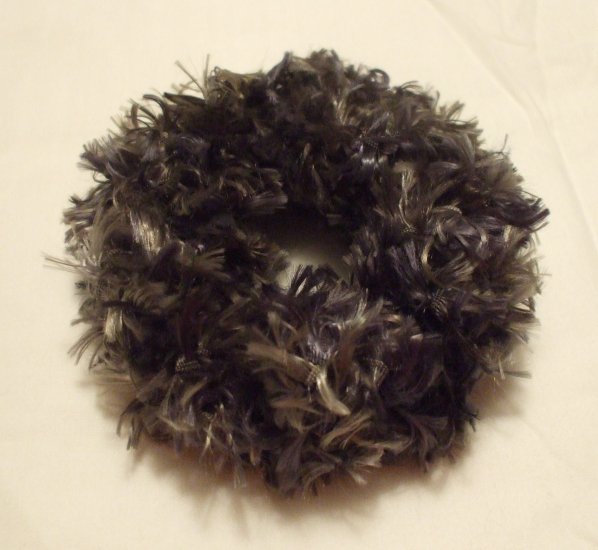 Ponytail Hair Scrunchie~ Lt/Dk Green~ Free Shipping