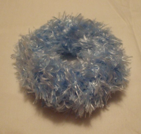Ponytail Hair Scrunchie~ Light Blue~ Free Shipping