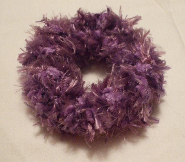 Ponytail Hair Scrunchie~ Grape Nuts~ Free Shipping