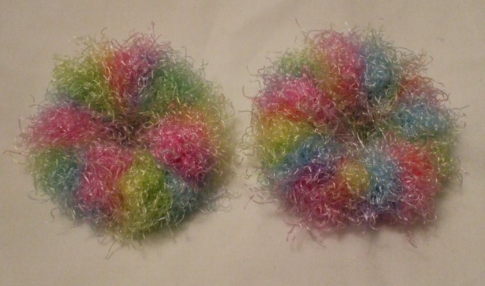 Pigtail Hair Scrunchie Scrunchies Pair~ Bunny Hop~ Free Shipping