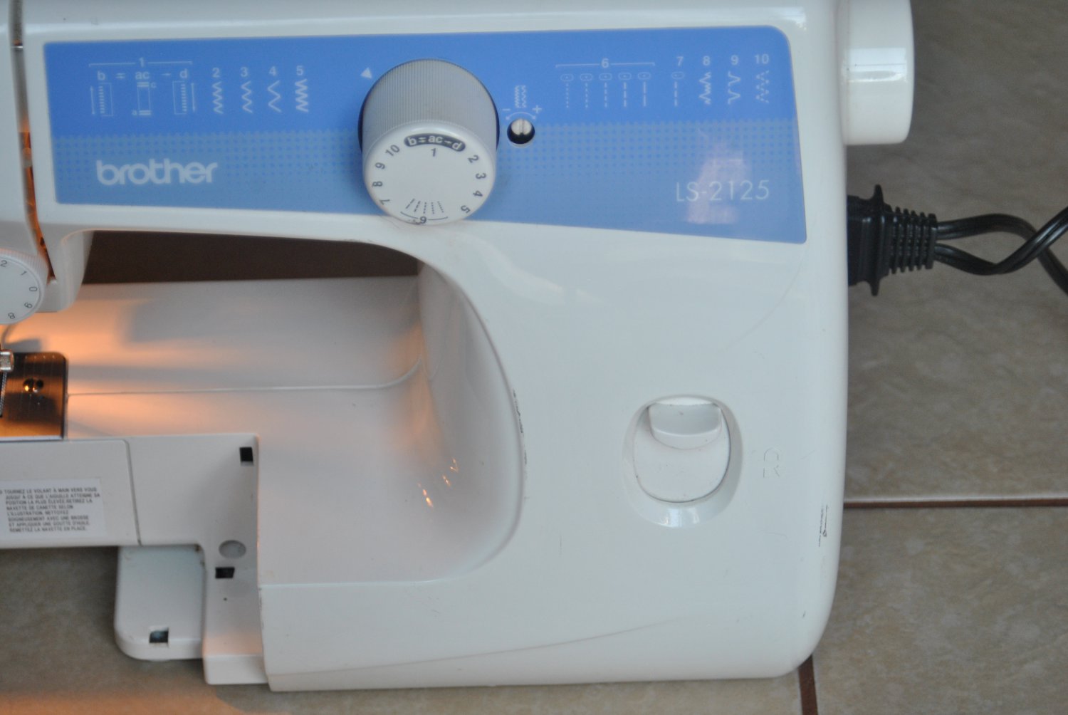 Brother LS2125 Sewing Machine for parts or repair jul17