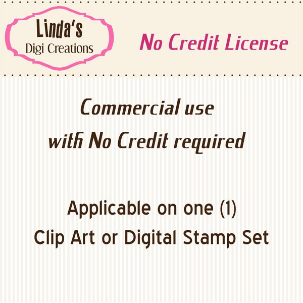 Commercial No Credit License (for Clip Art & Digital Stamp Sets)