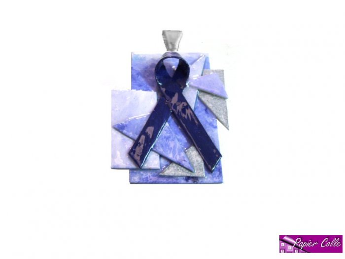 Blue Ribbon Pendant