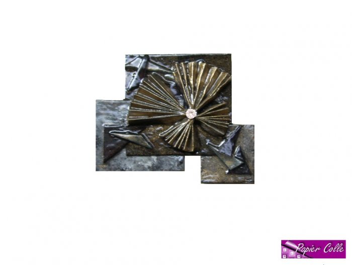 Butterfly Fans Black And Antique Gold