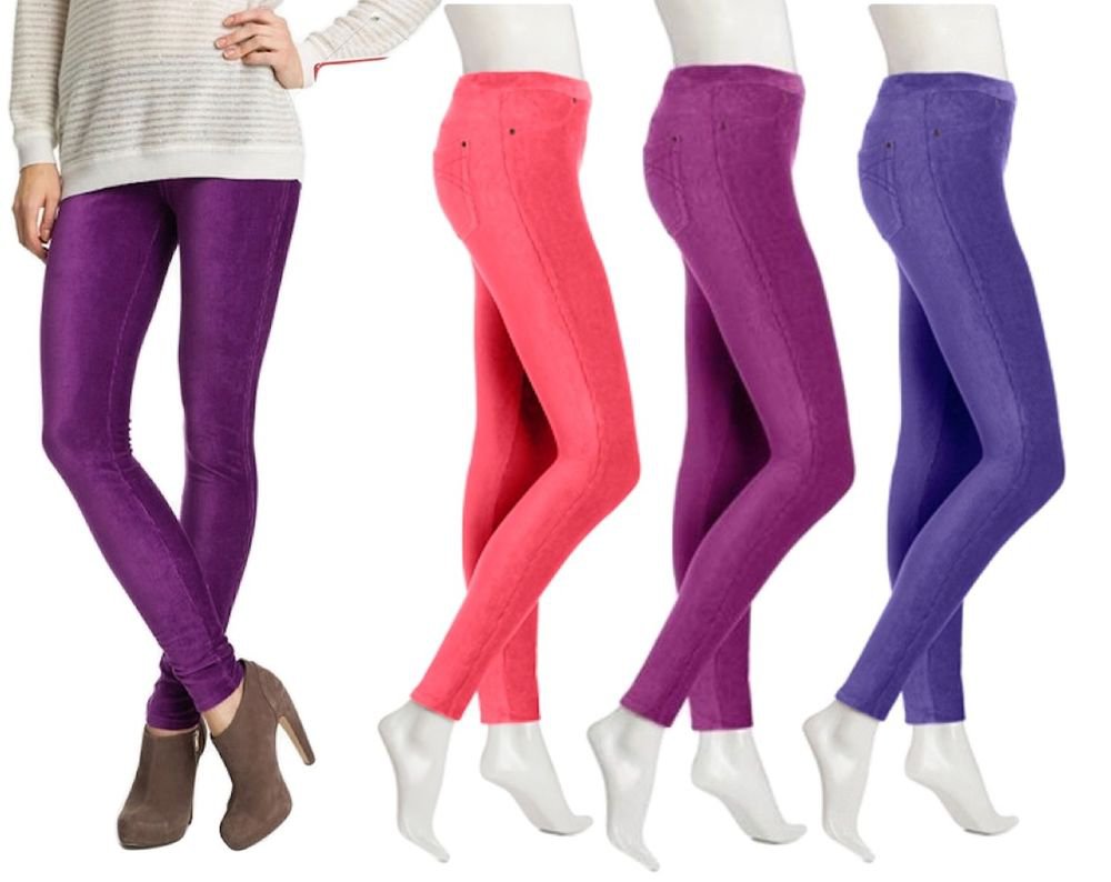 Hue Corduroy Leggings, U13213H