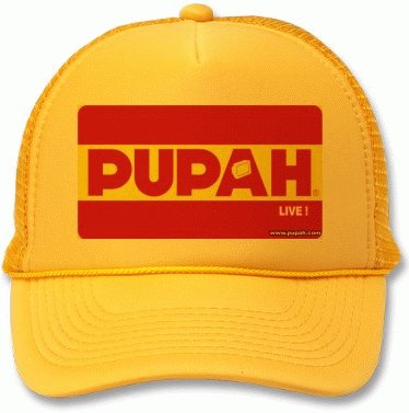 PUPAH LIVE !-Yellow Truck Cap- LIMITED EDITON