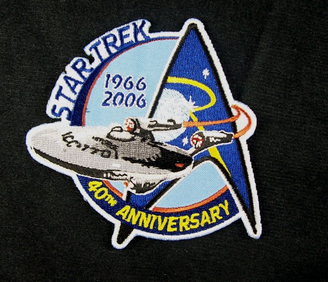 Star Trek 40th Anniversary Classic Enterprise Patch