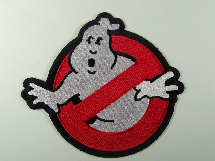 Ghostbusters Movie No Ghosts Logo Jacket Patch