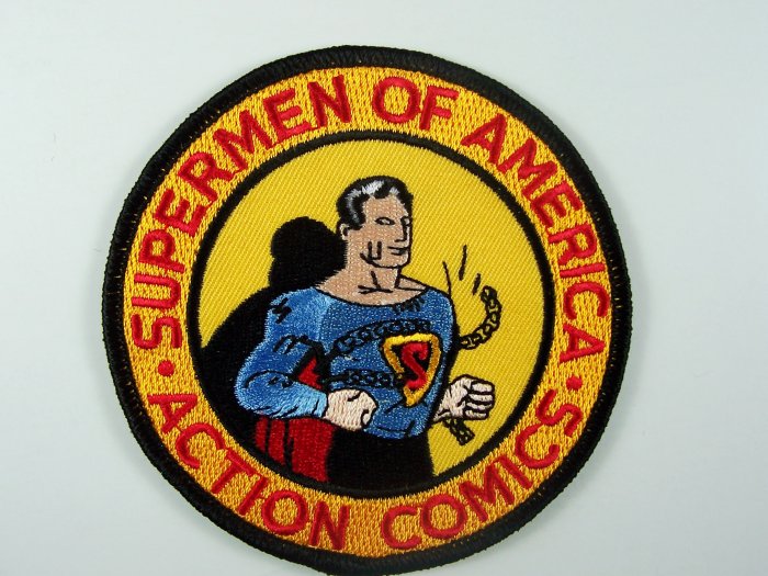Supermen of America Club 1950's Logo Embroidered Patch