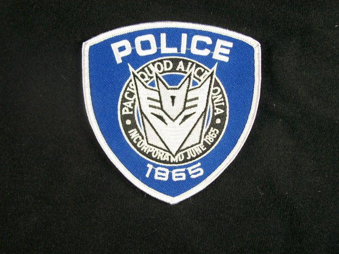 Transformers Movie Barricade Ford Police Logo Patch